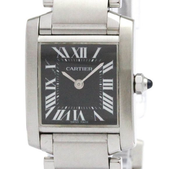 CARTIER Tank Francaise Asia LTD Quartz Ladies Watch W51026Q3 Polished - Picture 1 of 8